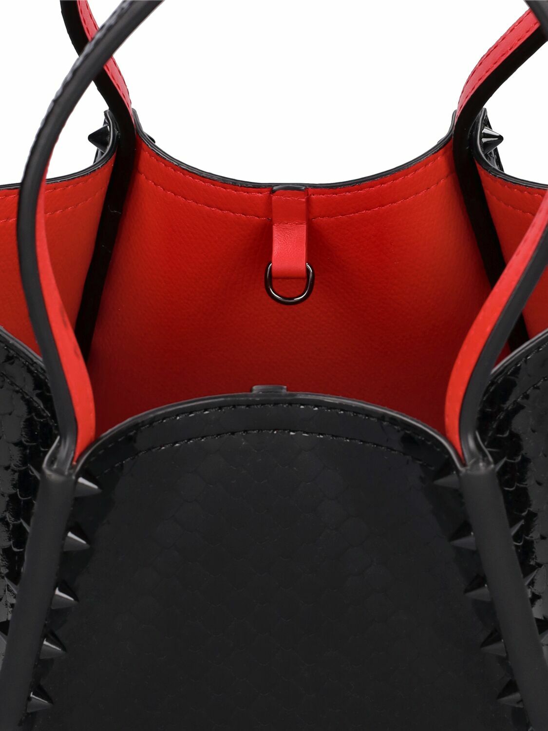CHRISTIAN LOUBOUTIN - Mini Cabarock Birdy Patent Bag Christian