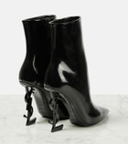 Saint Laurent Opyum 110 leather ankle boots