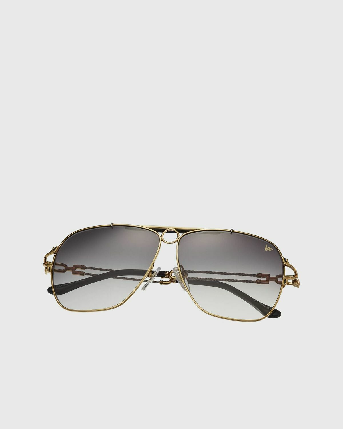 Vintage Frames Sniper 24 Kt Two Tone Yellow Gold Gold Eyewear