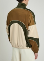 Amiri Panelled Satin-twill Track Jacket Multicoloured 1