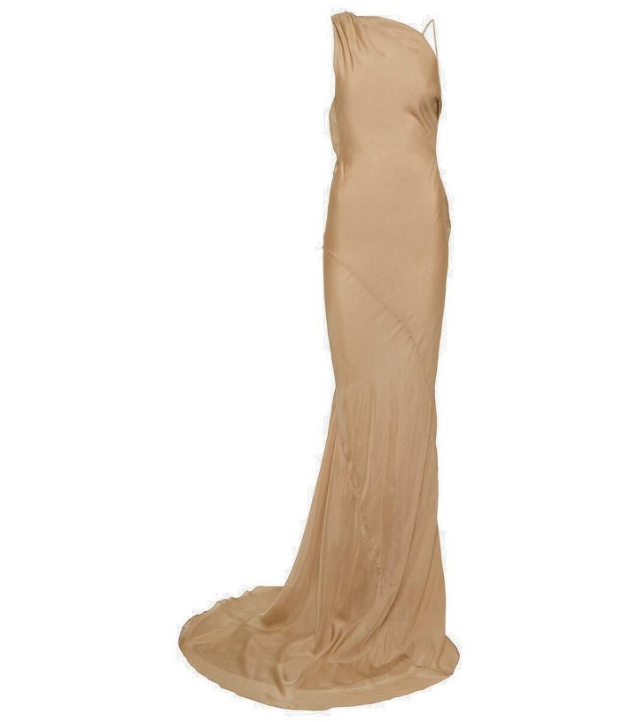 Photo: Entire Studios Open-back asymmetric silk gown