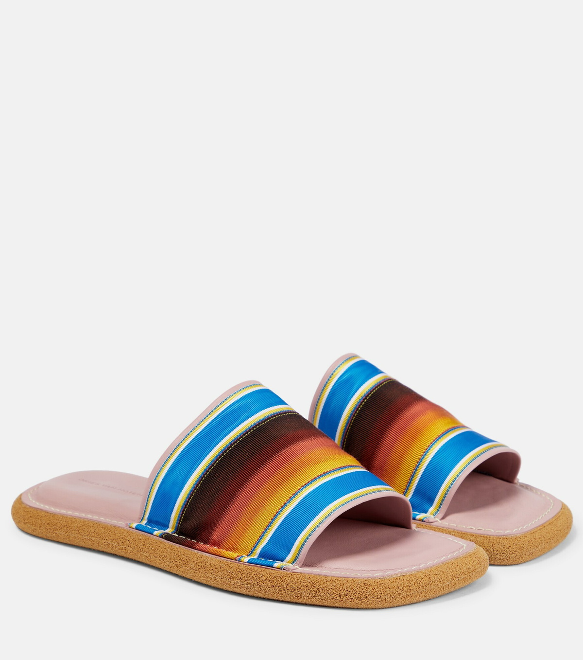 Dries Van Noten - Striped slides