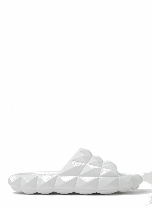 Photo: Roman Stud Turtle Slides in White