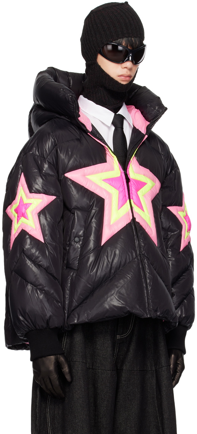 Chen Peng Black Rising Star Down Jacket