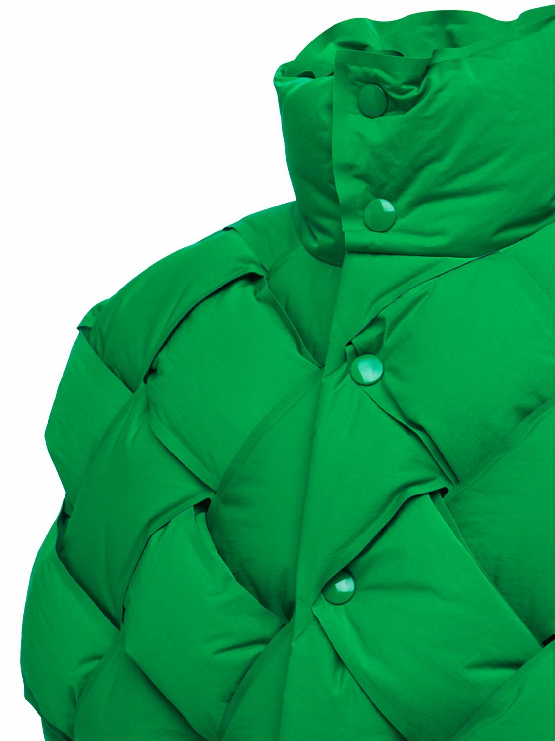 ジャケット BOTTEGA VENETA Acid Green Nylon Padded Vest Bottega Veneta Acid Green Nylon Padded Vest | Balardi