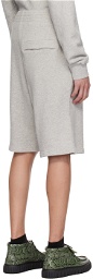 Martine Rose Gray Patch Shorts