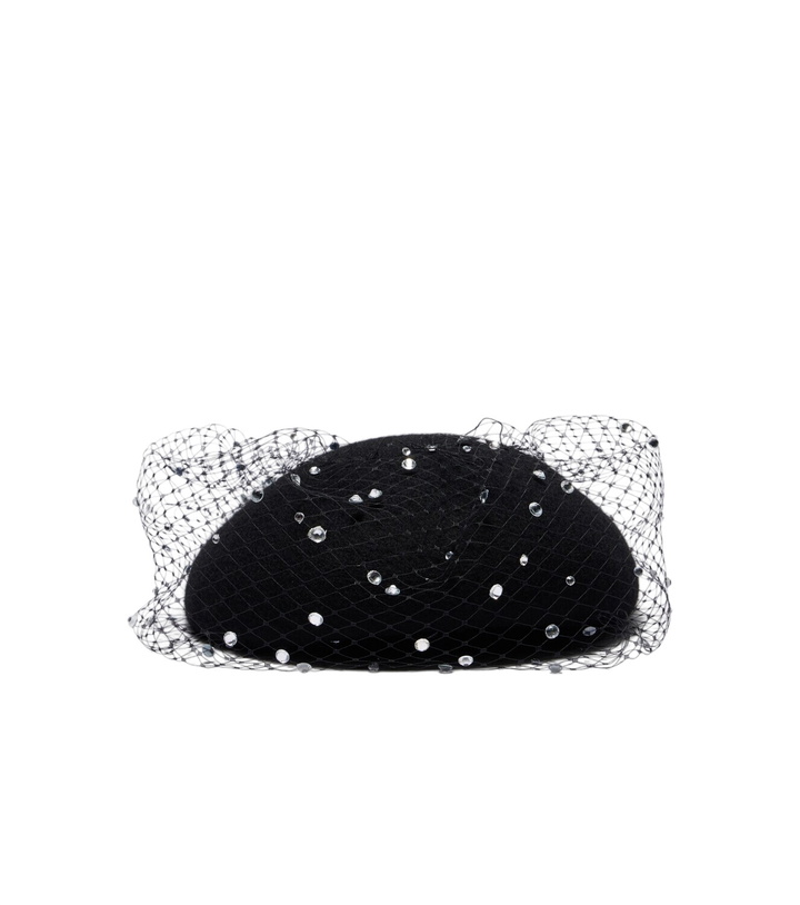 Photo: Jennifer Behr Voilette embellished hat