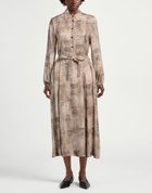 Peserico Womens Midi dress Sand