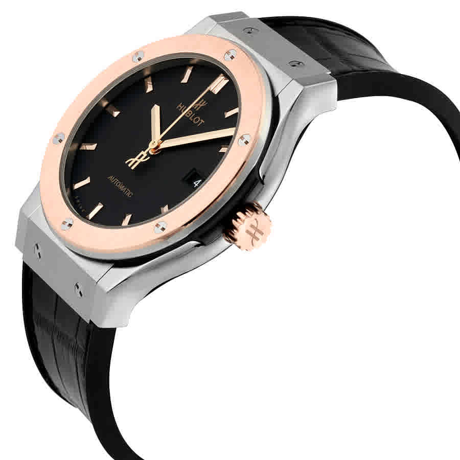 Hublot Classic Fusion Automatic Matte Black Dial Mens Watch 542.NO.1181.LR