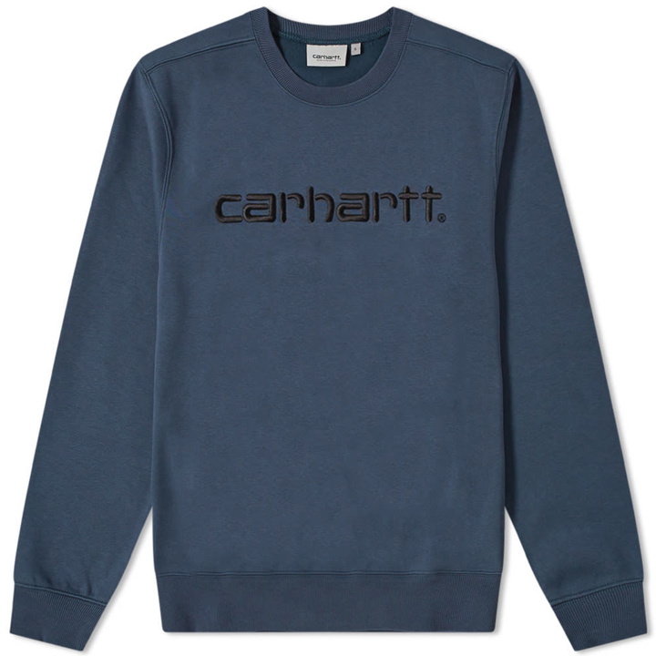 Photo: Carhartt WIP Logo Crew Sweat