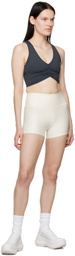 Alo Off-White High-Waist Airlift Shorts