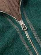 The Elder Statesman - Castle Striped Cashmere Jacket - Green