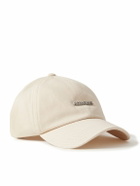 Jacquemus - Gadjo Logo-Embellished Cotton-Twill Baseball Cap - Neutrals