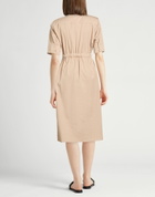 Peserico Womens Midi dress Sand