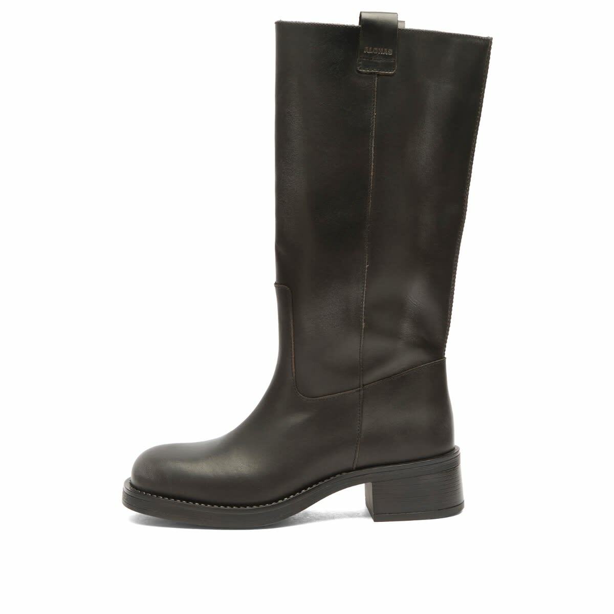 ALOHAS Women's Sajan Leather Boots- in Black