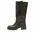 ALOHAS Women's Sajan Leather Boots- in Black