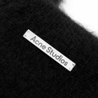 Acne Studios Kooder Hooded Scarf in Black 