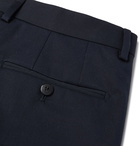 Odyssee - Combes Slim-Fit Stretch-Cotton Twill Shorts - Blue