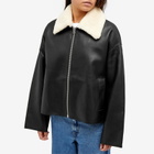 Meotine Women's Holly Leather Jacket in Black
