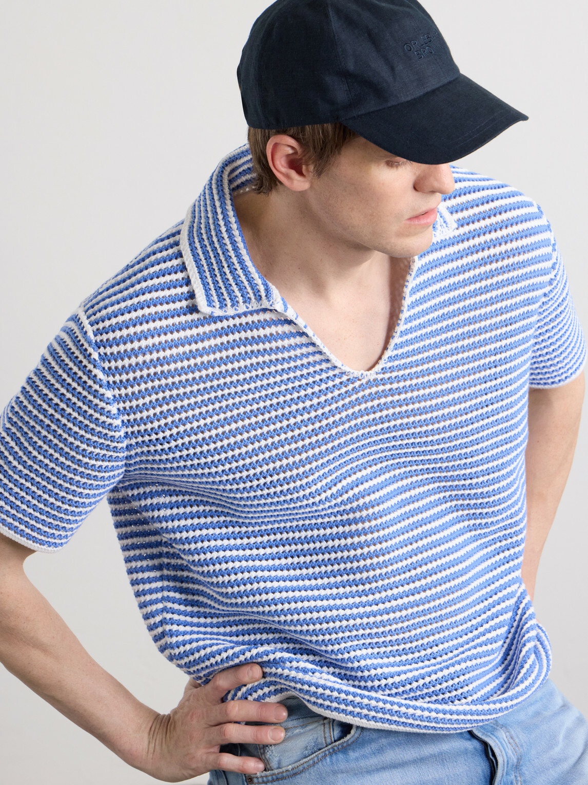 Orlebar Brown - Barney Logo-Embroidered Linen-Twill Baseball Cap