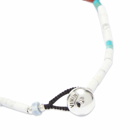 Mikia Men's Tube Stone Bracelet in Turquoise/Howlite