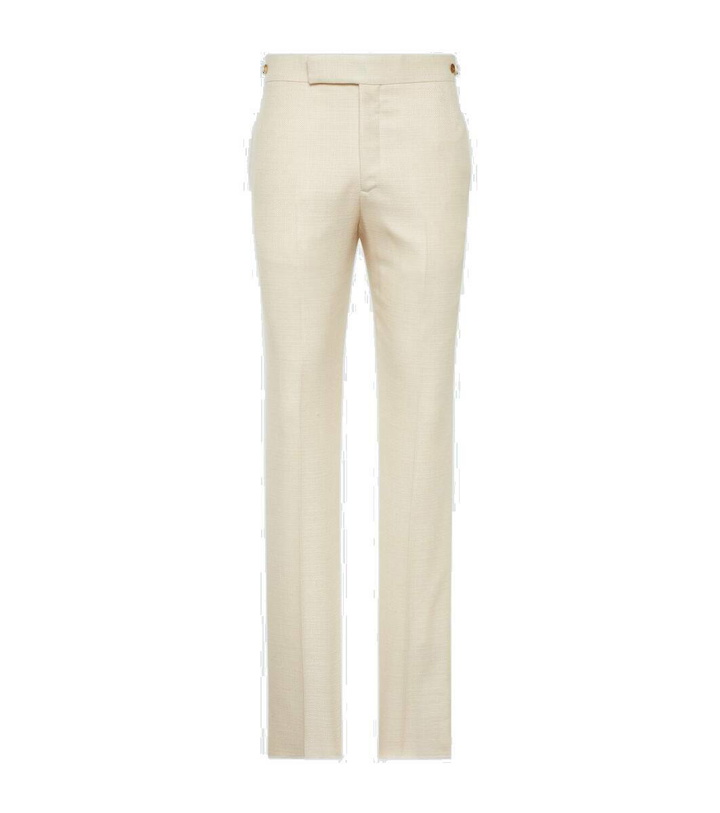 Photo: Gabriela Hearst Sebastian wool and silk slim pants