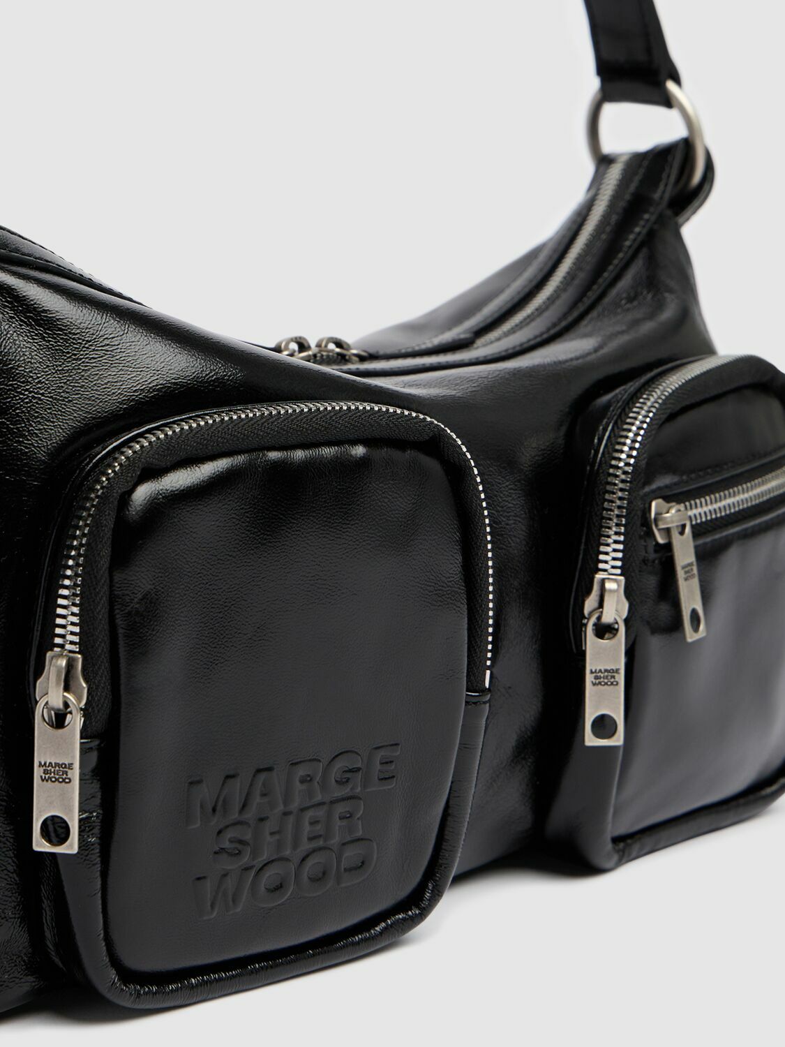 MARGE SHERWOOD Outpocket Hobo Leather Shoulder Bag