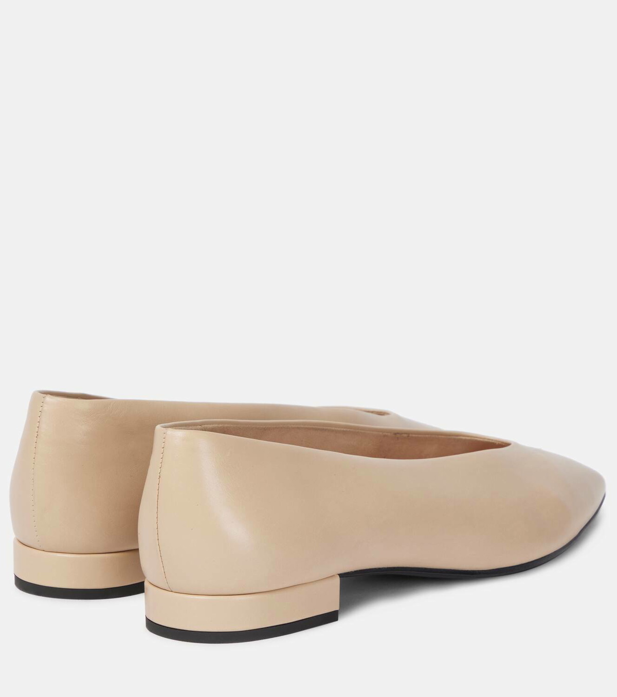 Loro Piana Rebecca leather ballet flats Loro Piana