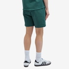 Percival Men's Far Seersucker Pleated Shorts in Forest