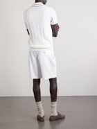 Brunello Cucinelli - Logo-Appliquéd Cotton Sweater Vest - White