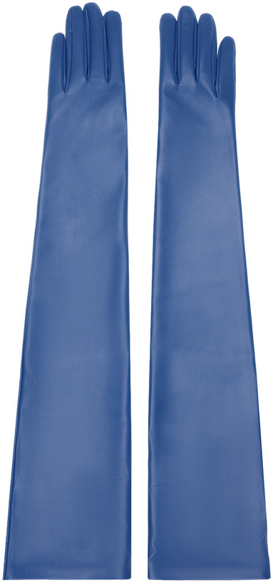 Photo: The Row Blue Simon Gloves