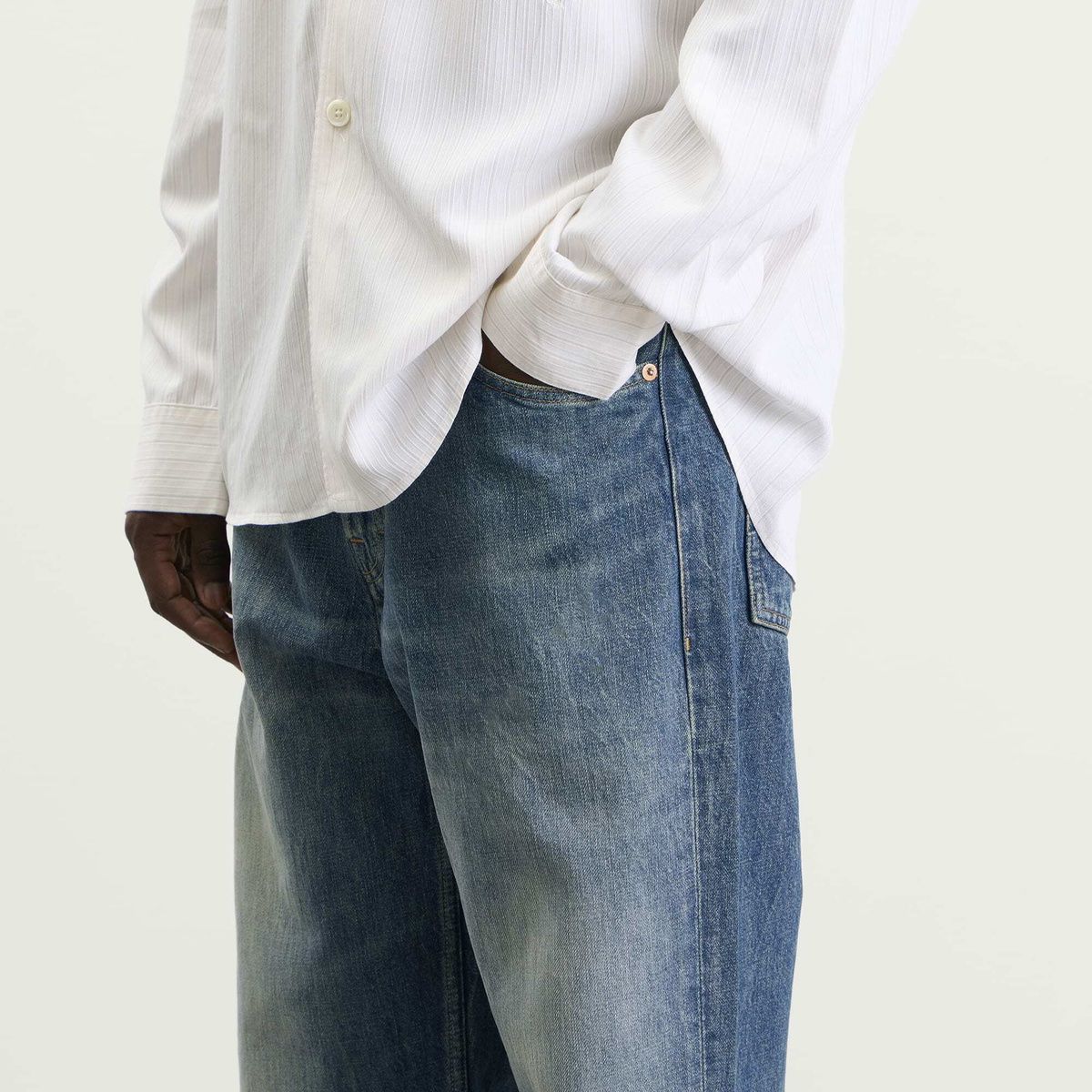 Our Legacy Men's Blue Wash Third Cut in River