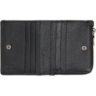 Diesel Black Bi-Fold Zip Wallet