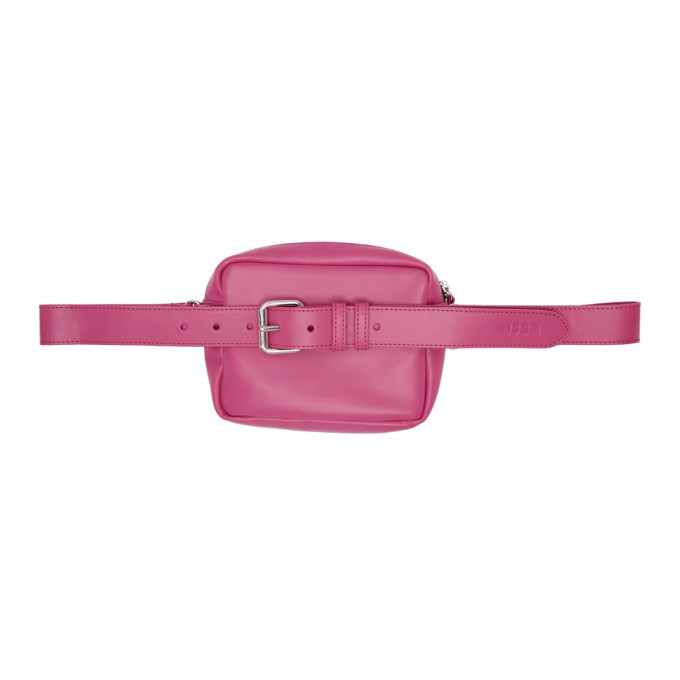 MSGM Pink Logo Belt Pouch MSGM