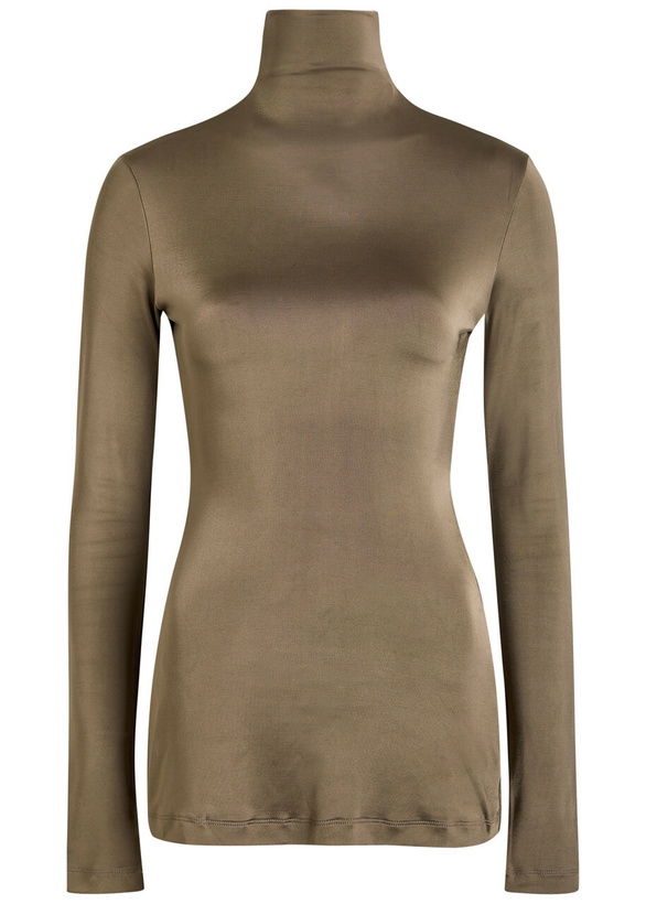 Photo: Tove Noor Turtle-neck Jersey top Khaki