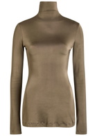 Tove Noor Turtle-neck Jersey top Khaki