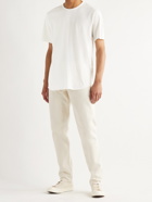 RAG & BONE - Haydon Distressed Linen and Cotton-Blend Jersey T-Shirt - White