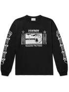 Aries - Energy Logo-Print Cotton-Jersey T-Shirt - Black