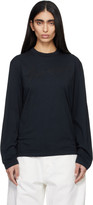Photo: Fear of God Black 'Fear Of God' Long Sleeve T-shirt