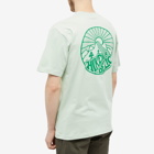 Hikerdelic Men's Core Logo T-Shirt in Smoke Green