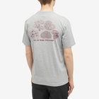Hikerdelic Men's 5 a Day T-Shirt in Grey Marl