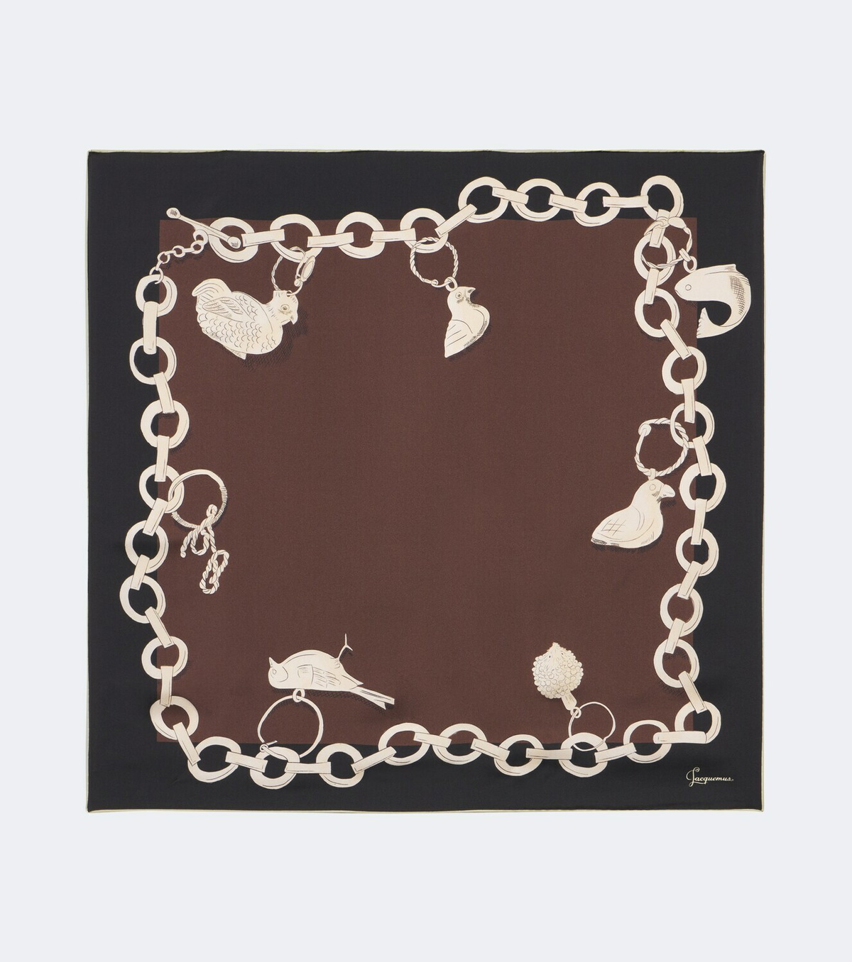 Jacquemus Pampille silk scarf