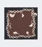 Jacquemus Pampille silk scarf