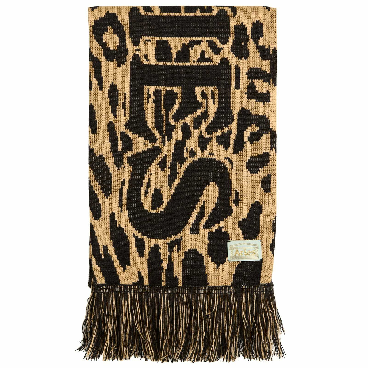 Aries Women's J'Adoro Leopard Scarf in Beige 