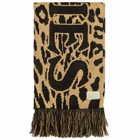 Aries Women's J'Adoro Leopard Scarf in Beige 