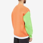 Garbstore Men's Neon Beacon Cardigan in Orange