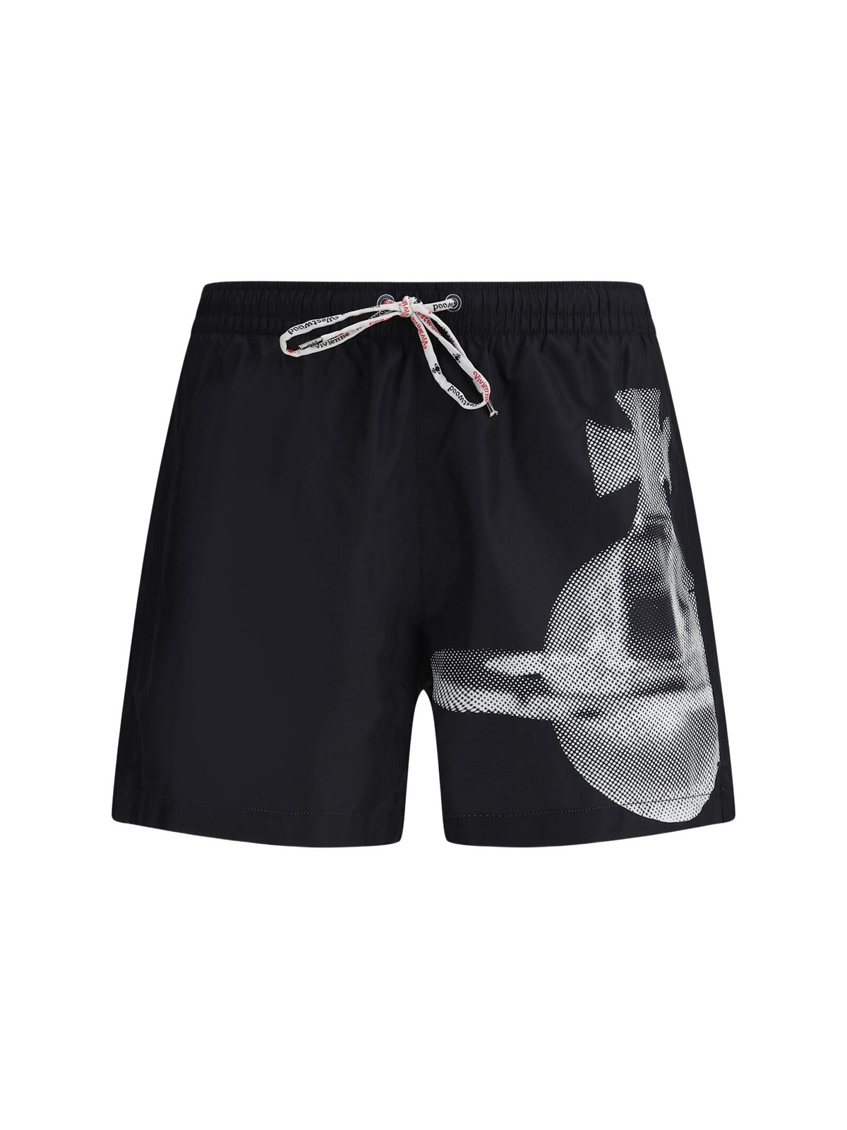 Vivienne Westwood｜TRAINING PANTS (BOXING SHORTS (3J0100 White & Orange Boxing Shorts by Vivienne Westwood on Sale