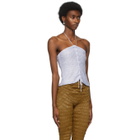 Gauntlett Cheng SSENSE Exclusive Purple V Tank Top