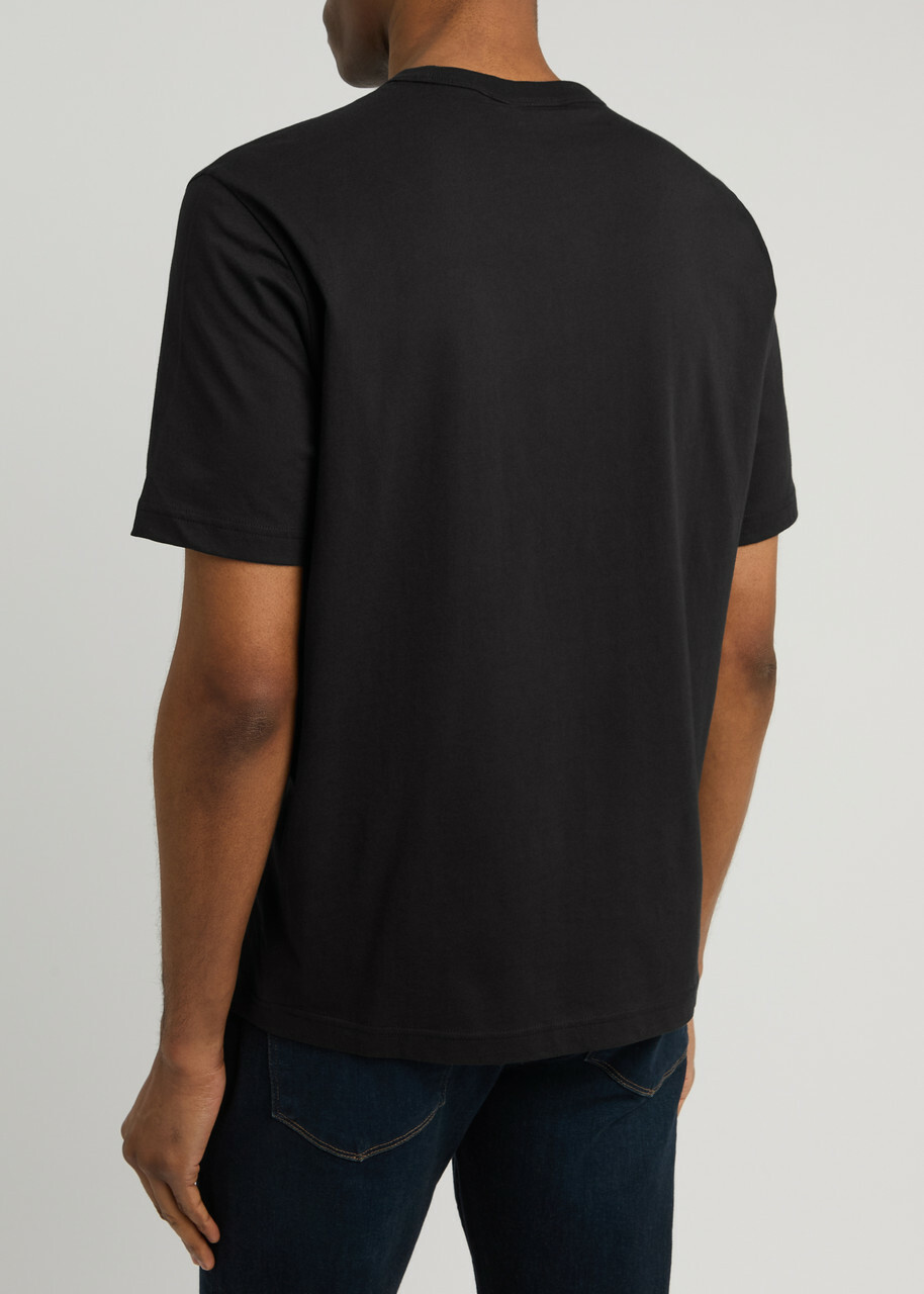 PS Paul Smith Logo-printed Cotton T-shirt Black