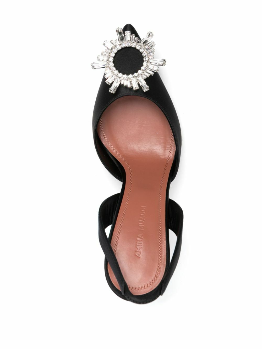 AMINA MUADDI - Begum Satin Slingback Pumps